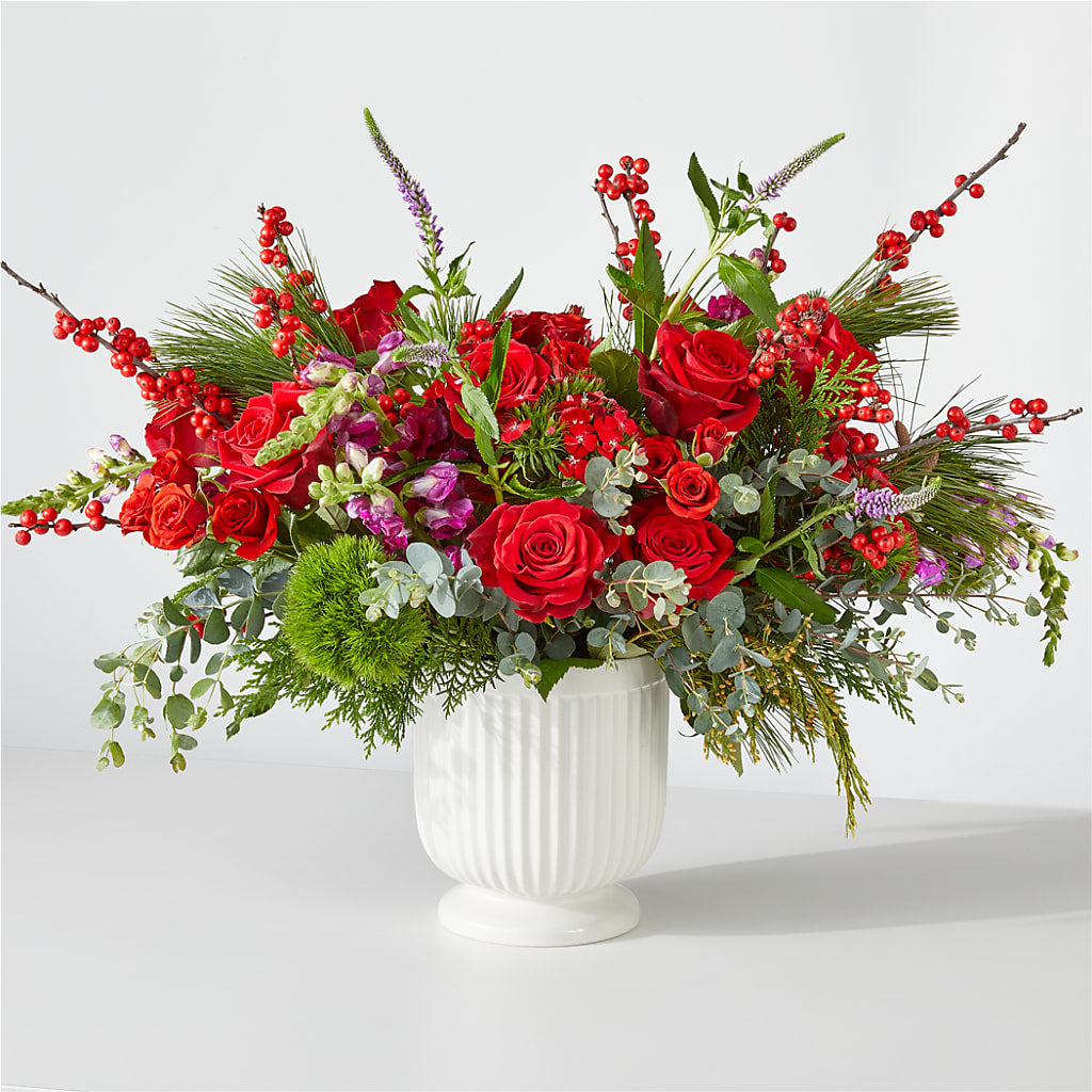 Big Red Bow Bouquet – Grayson Florist And Gifts, Independence VA