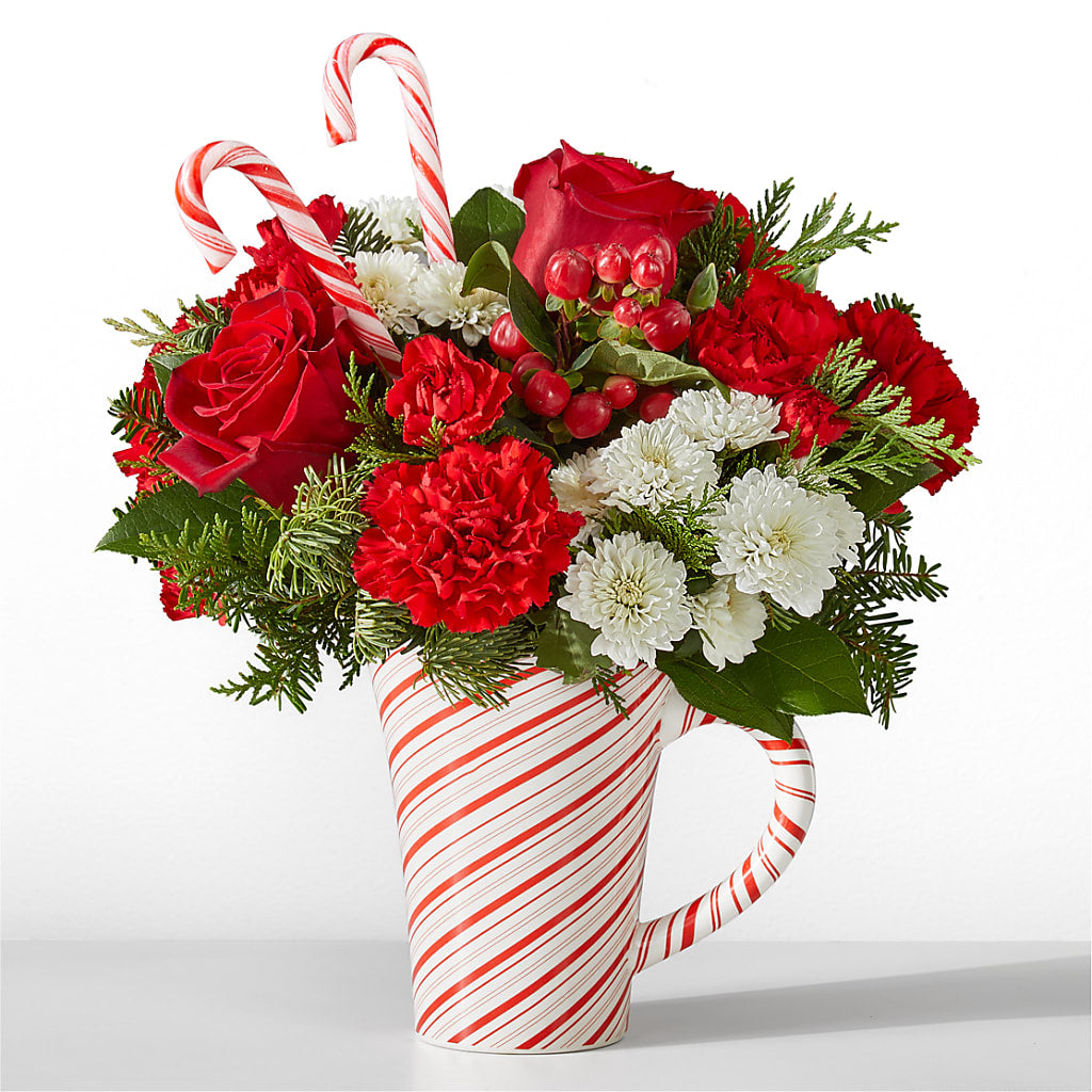 Peppermint Swirl Mug – Grayson Florist And Gifts, Independence VA