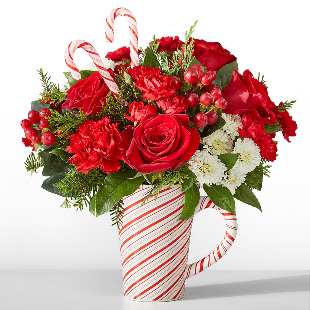 Peppermint Swirl Mug – Grayson Florist And Gifts, Independence VA