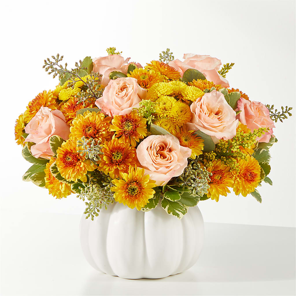 Peachy Pumpkin – Grayson Florist And Gifts, Independence VA