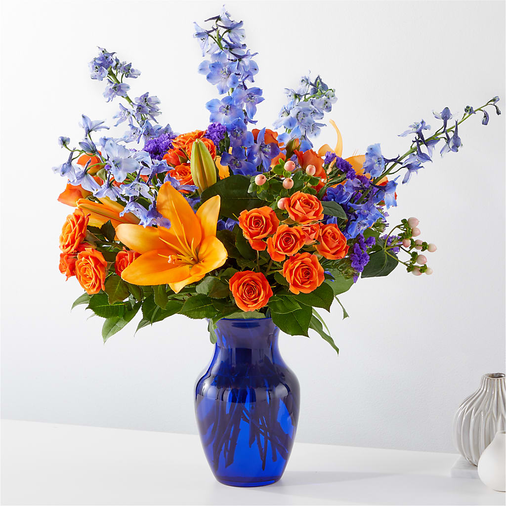 Radiant Citrus Bouquet – Grayson Florist And Gifts, Independence VA