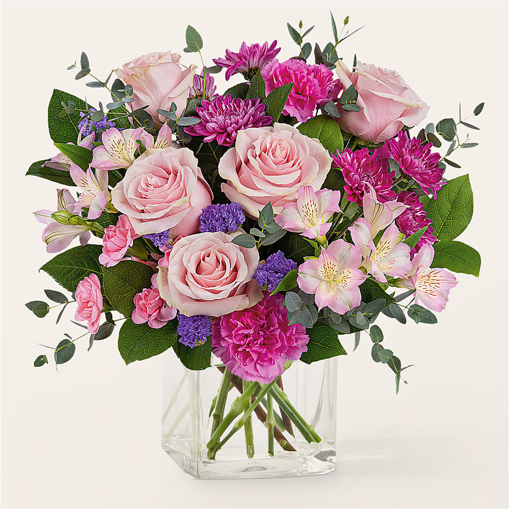 Rosy Radiance Bouquet – Grayson Florist And Gifts, Independence VA