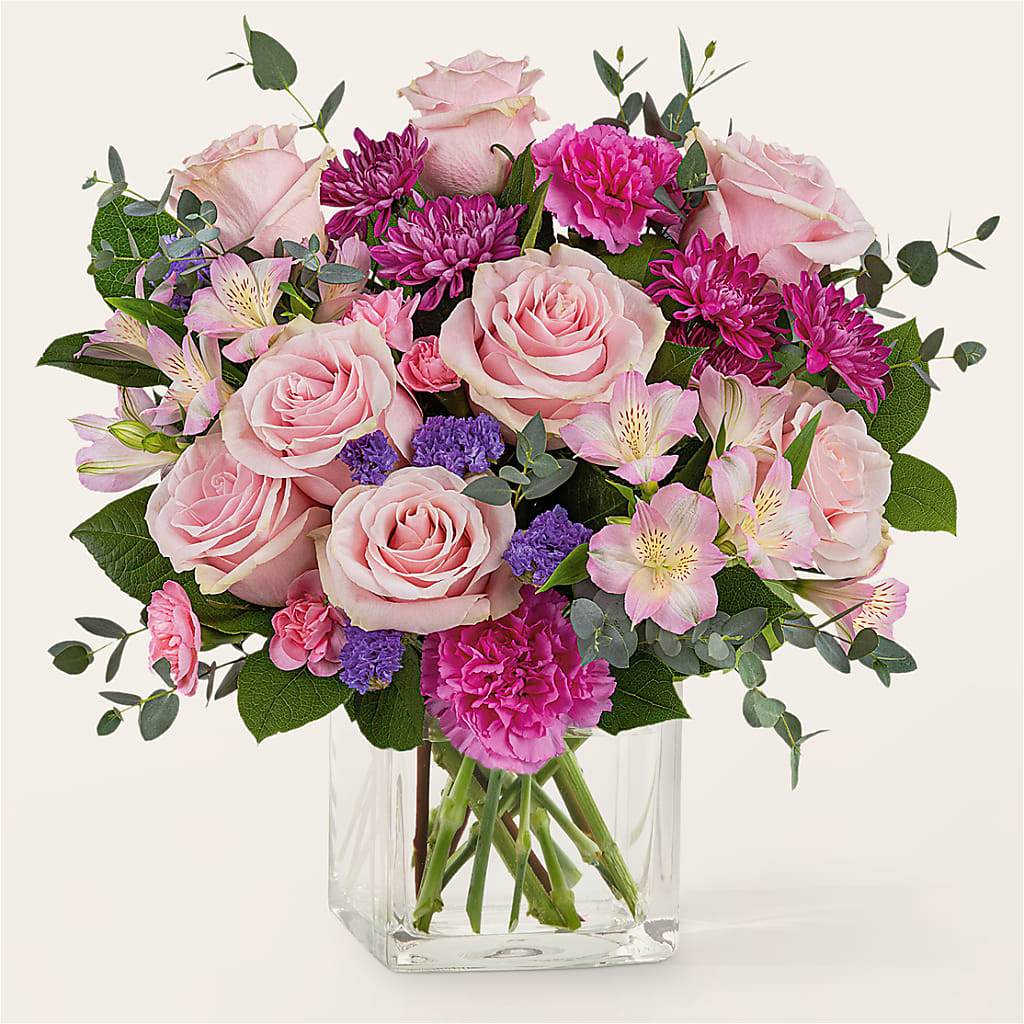 Rosy Radiance Bouquet – Grayson Florist And Gifts, Independence VA