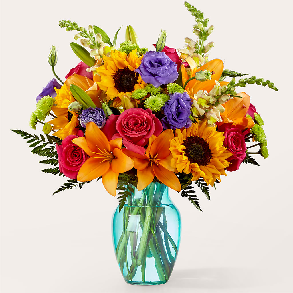 Double Rainbow Bouquet – Grayson Florist And Gifts, Independence VA