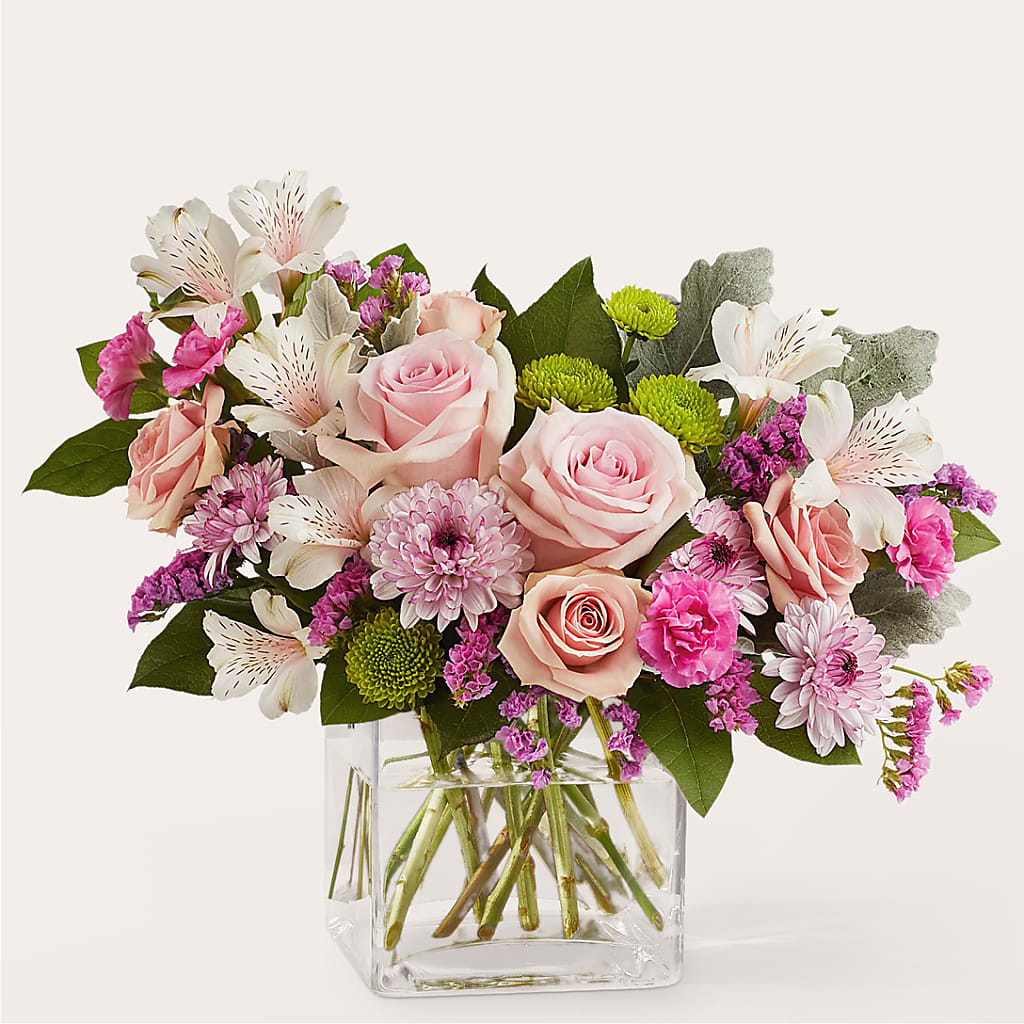 Pink Suede Bouquet – Grayson Florist And Gifts, Independence VA