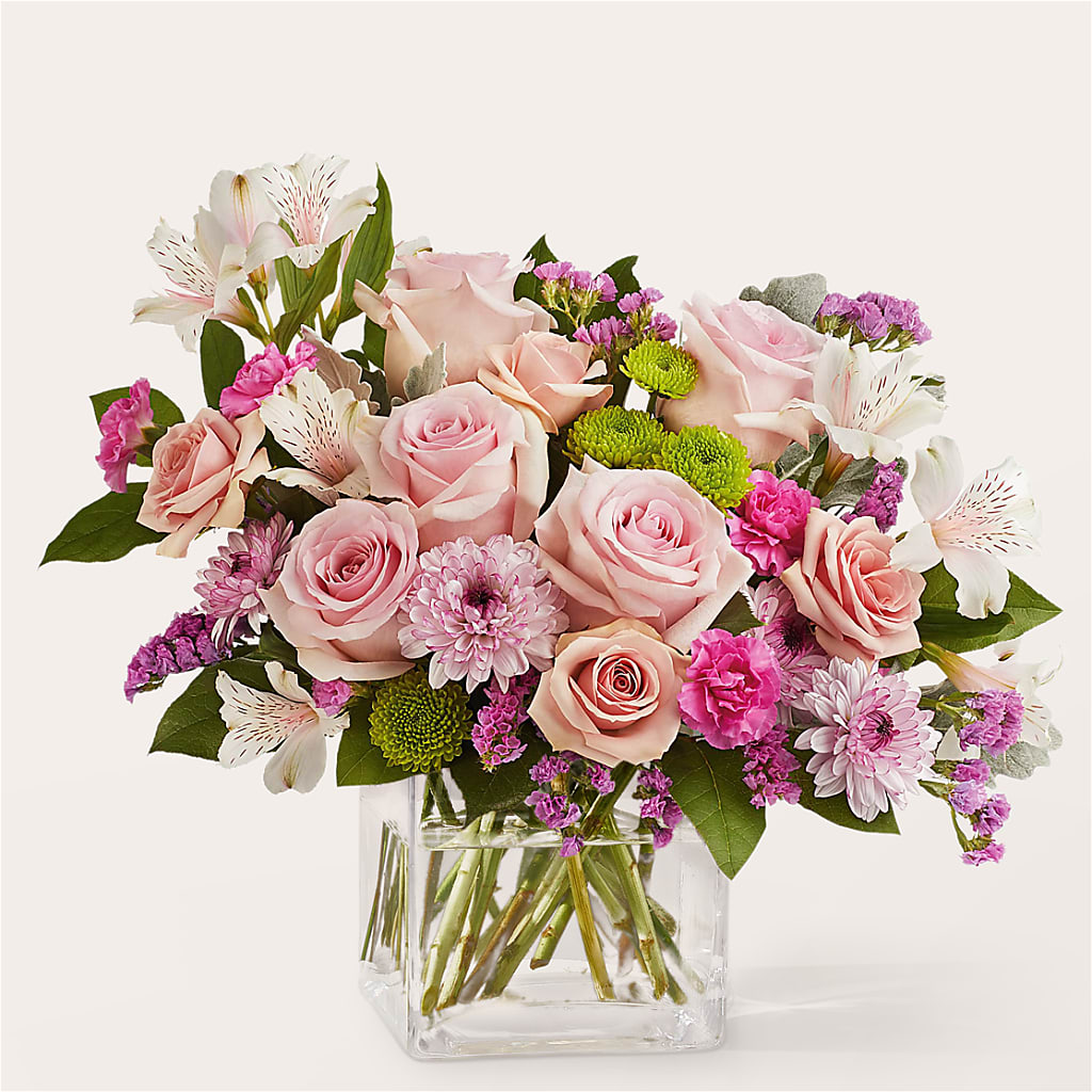 Pink Suede Bouquet – Grayson Florist And Gifts, Independence VA
