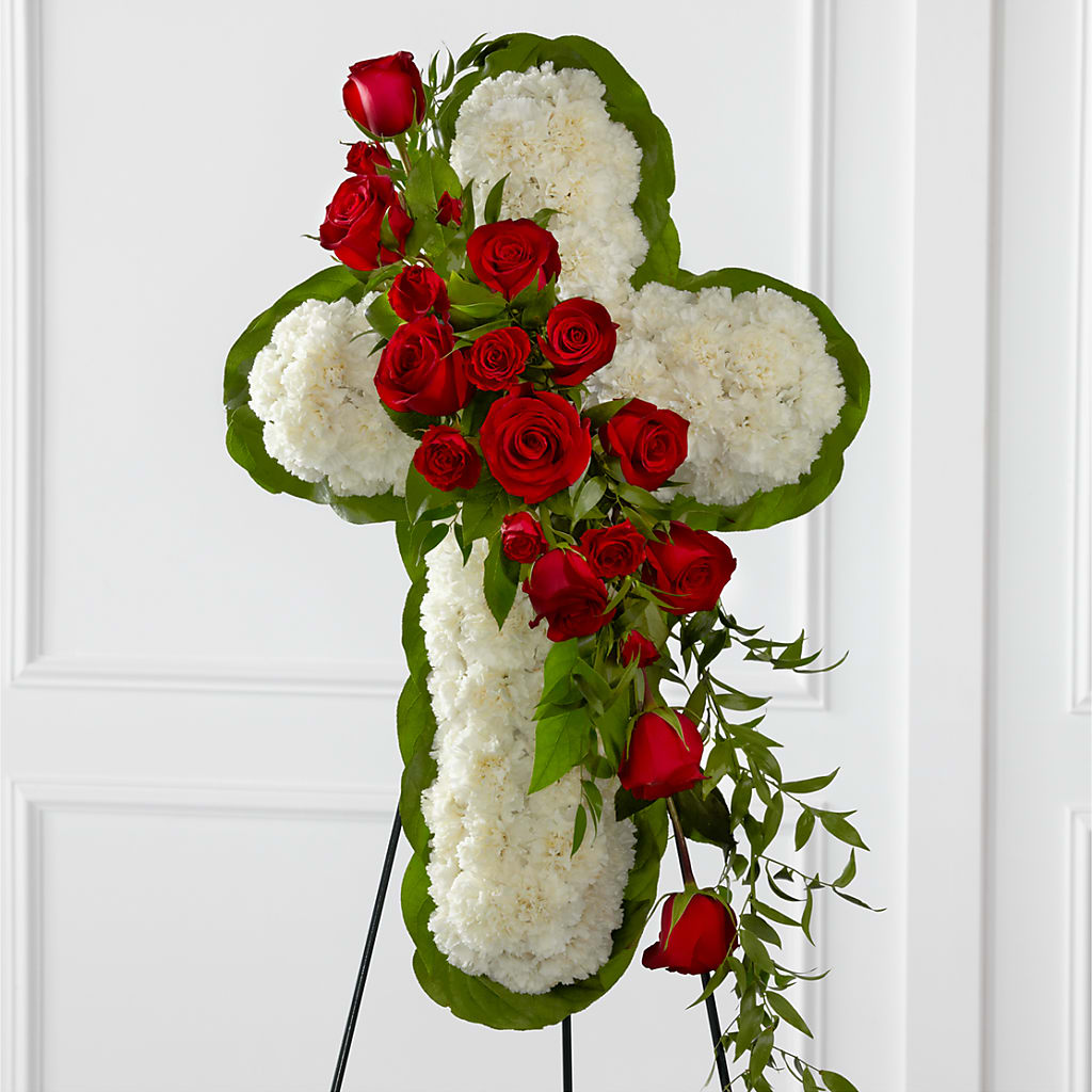 Floral Cross Easel – Grayson Florist And Gifts, Independence VA