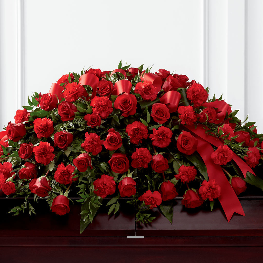 Tribute of Life Casket Spray – Grayson Florist And Gifts, Independence VA