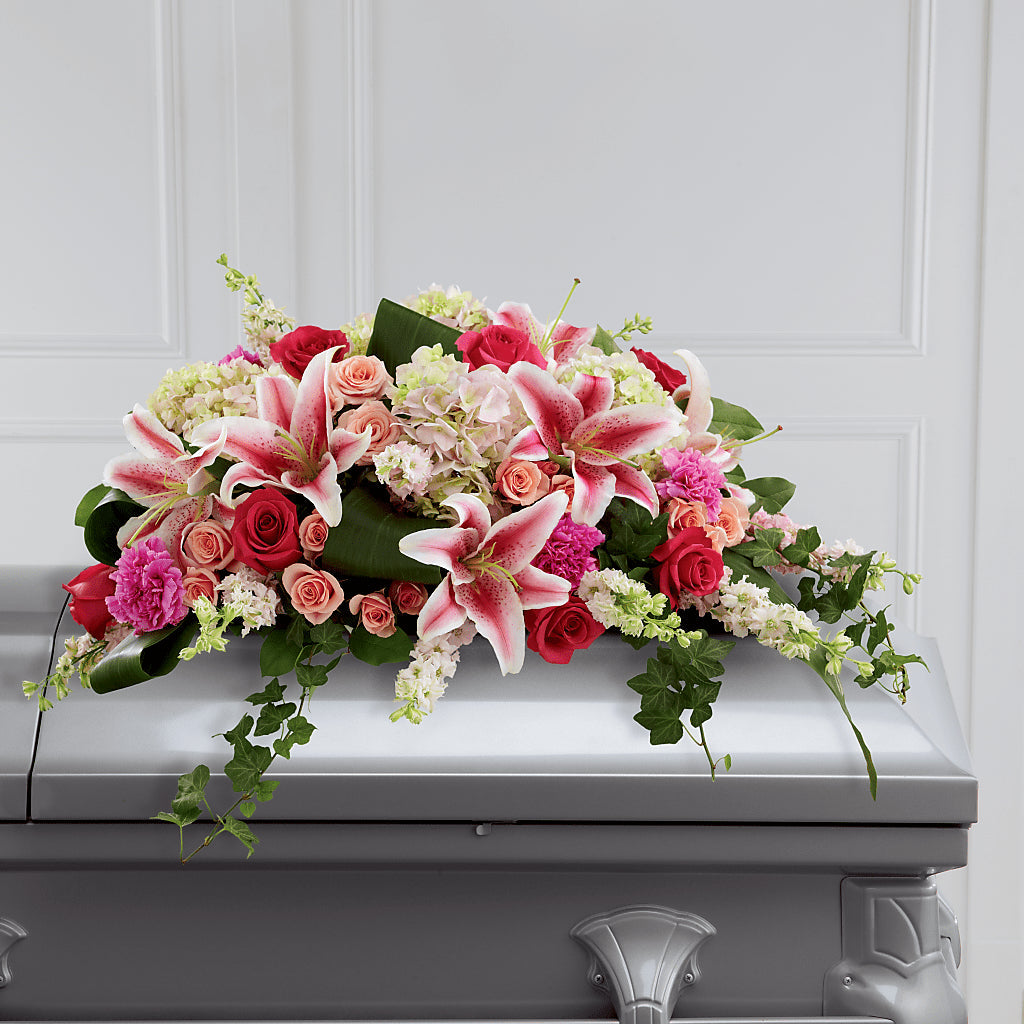 Splendid Grace Casket Spray – Grayson Florist And Gifts, Independence VA