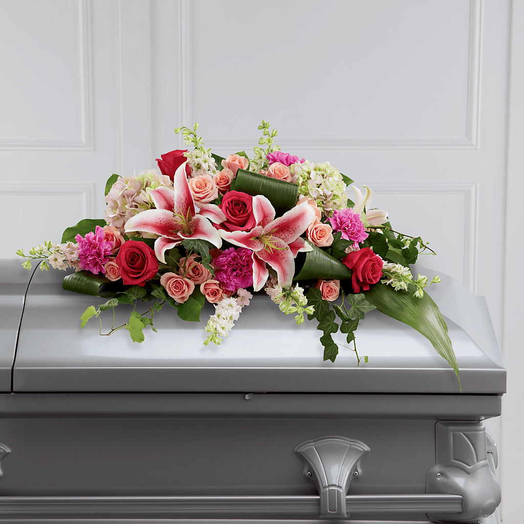 Splendid Grace Casket Spray – Grayson Florist And Gifts, Independence VA