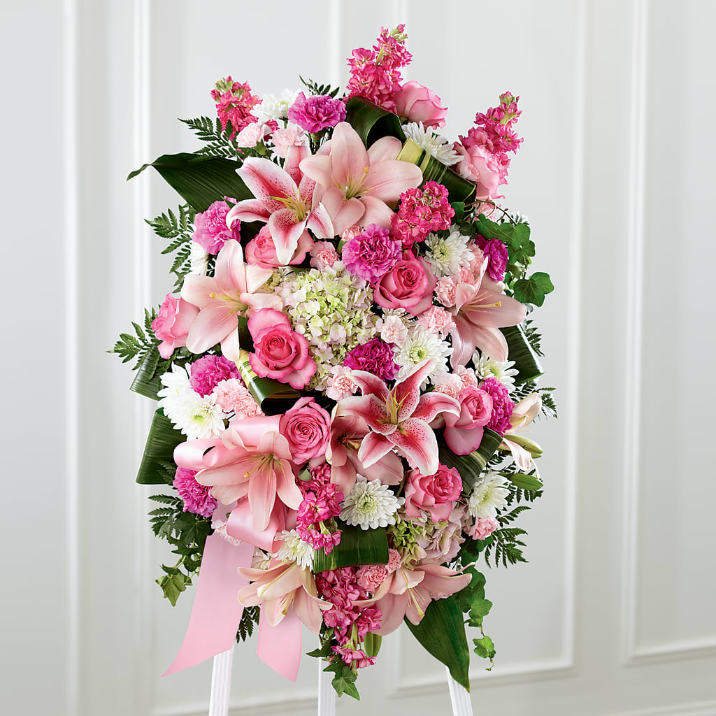 Comforting Standing Spray – Grayson Florist And Gifts, Independence VA