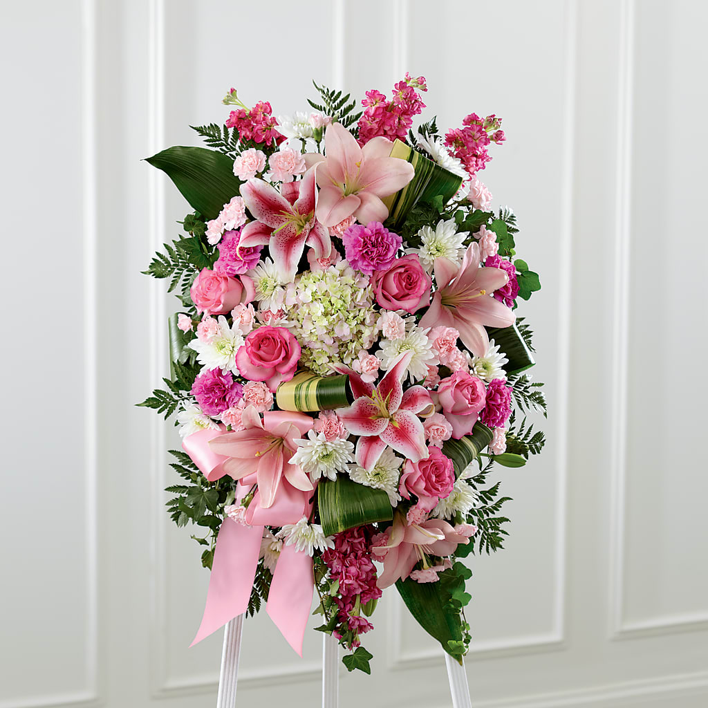 Comforting Standing Spray – Grayson Florist And Gifts, Independence VA