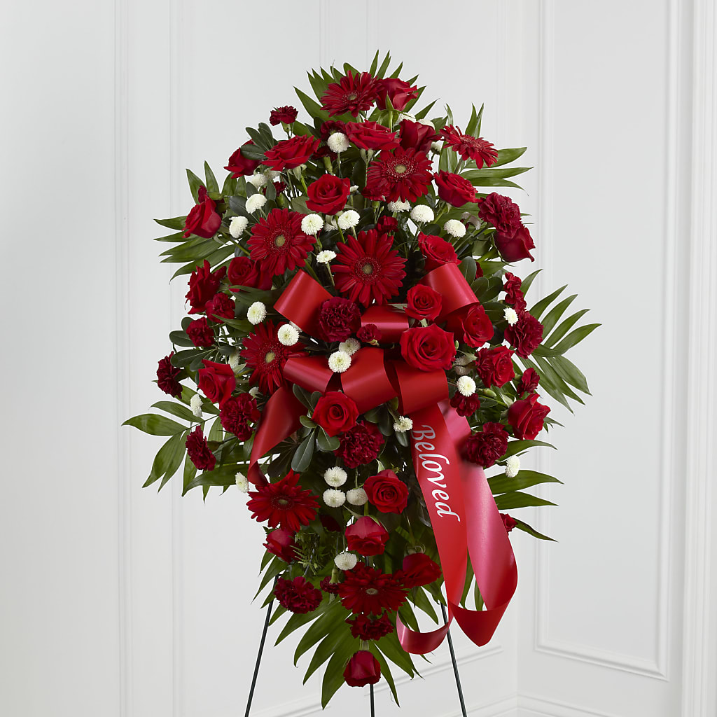 Treasured Memories Standing Spray – Grayson Florist And Gifts, Independence VA