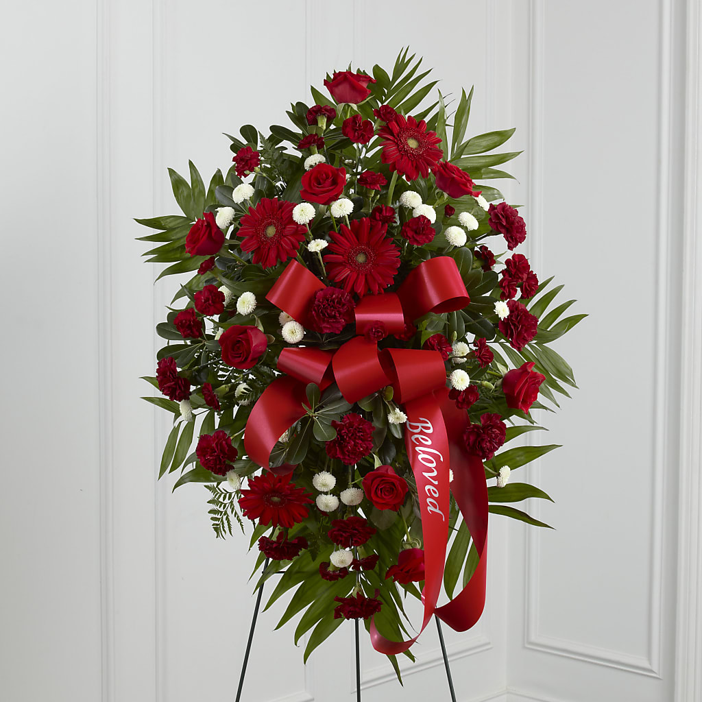 Treasured Memories Standing Spray – Grayson Florist And Gifts, Independence VA