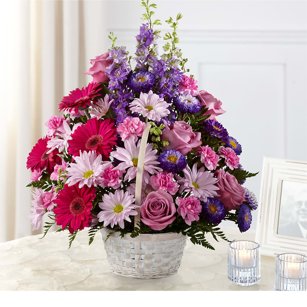 Pastel Peace Basket – Grayson Florist And Gifts, Independence VA