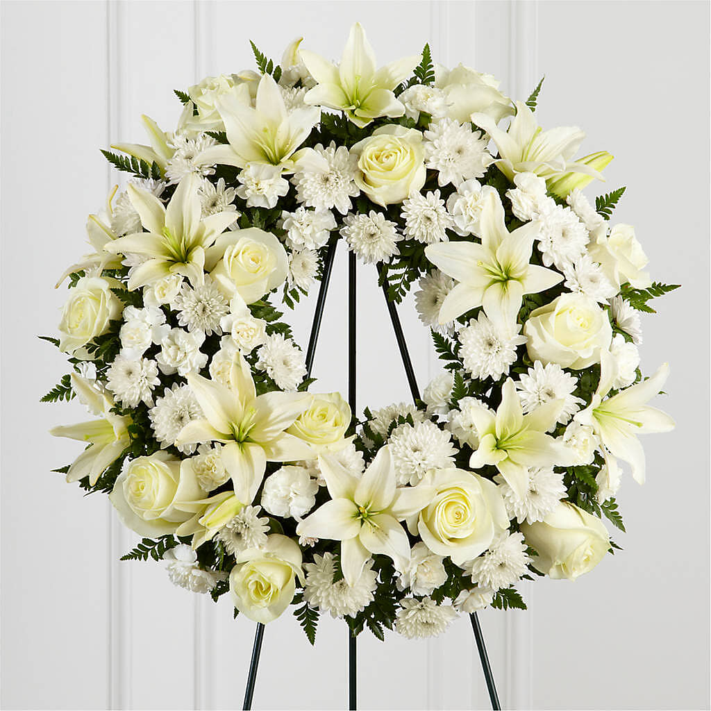 Treasured Tribute Wreath – Grayson Florist And Gifts, Independence VA