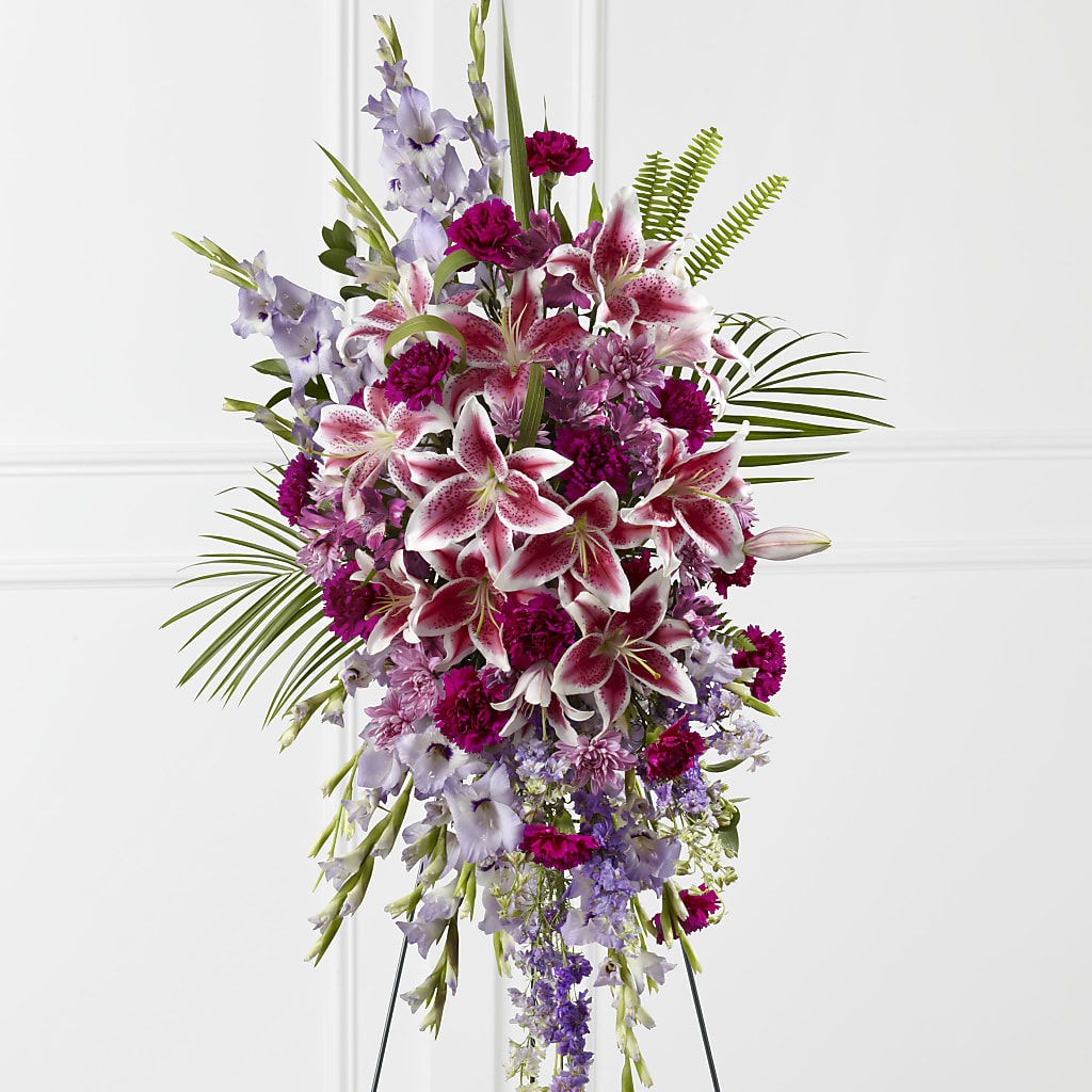 Tender Touch Standing Spray – Grayson Florist And Gifts, Independence VA