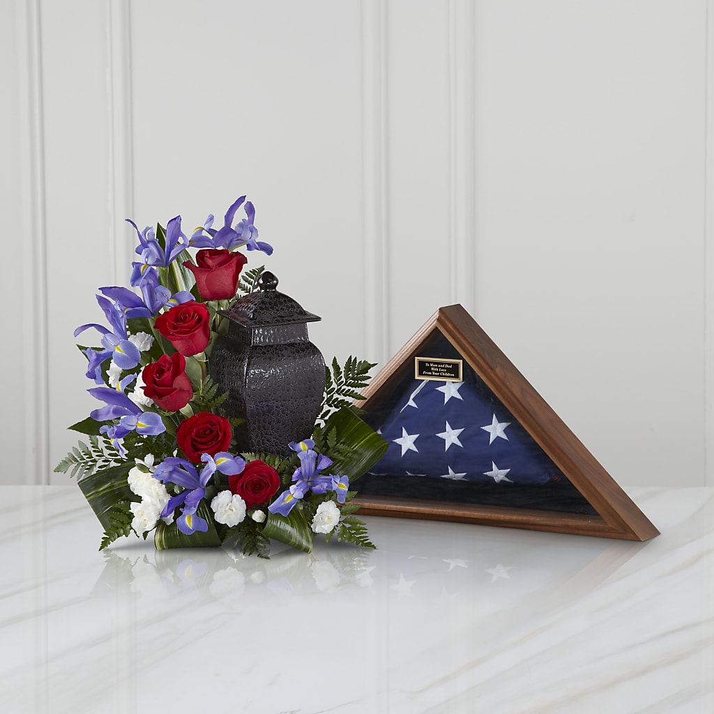 Patriotic Tribute Arrangement – Grayson Florist And Gifts, Independence VA