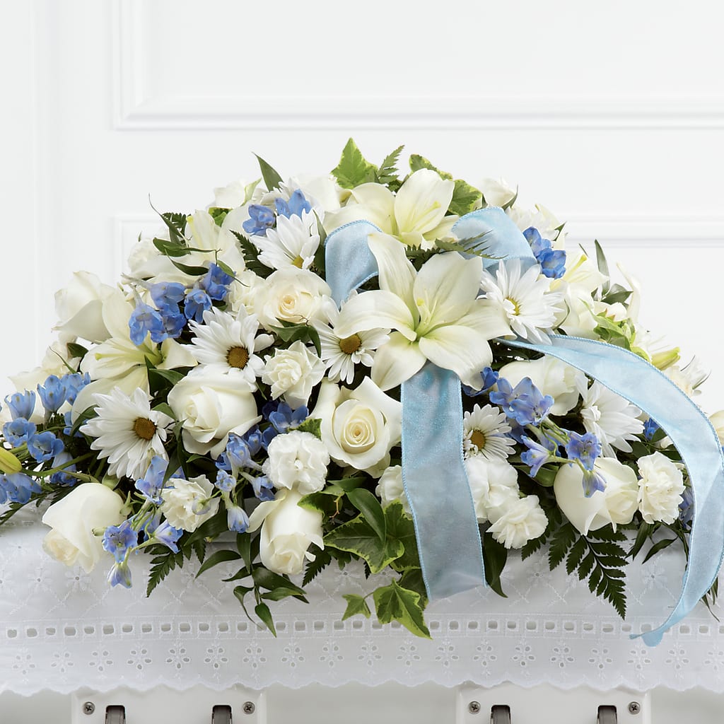 Tender Treasure Casket Spray – Grayson Florist And Gifts, Independence VA