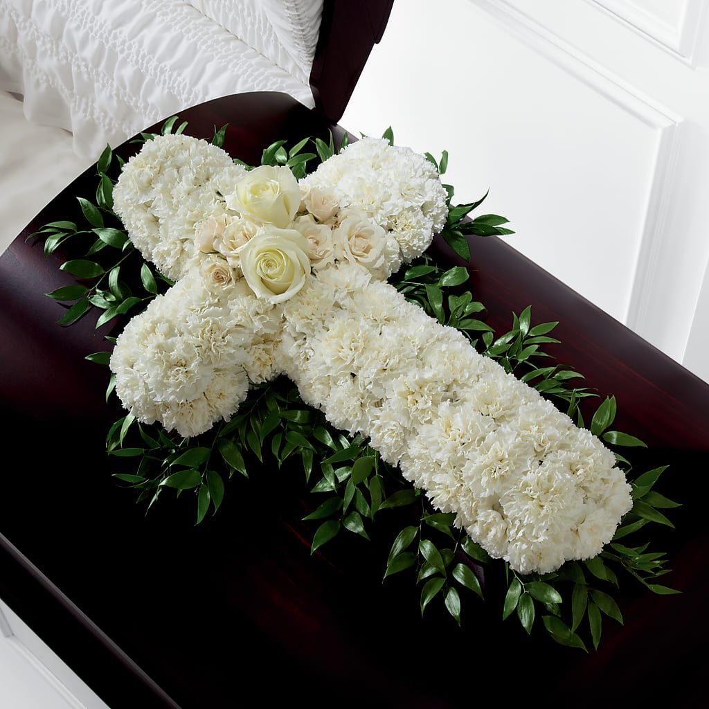 Peaceful Memories Casket Spray (Standard) – Grayson Florist And Gifts, Independence VA