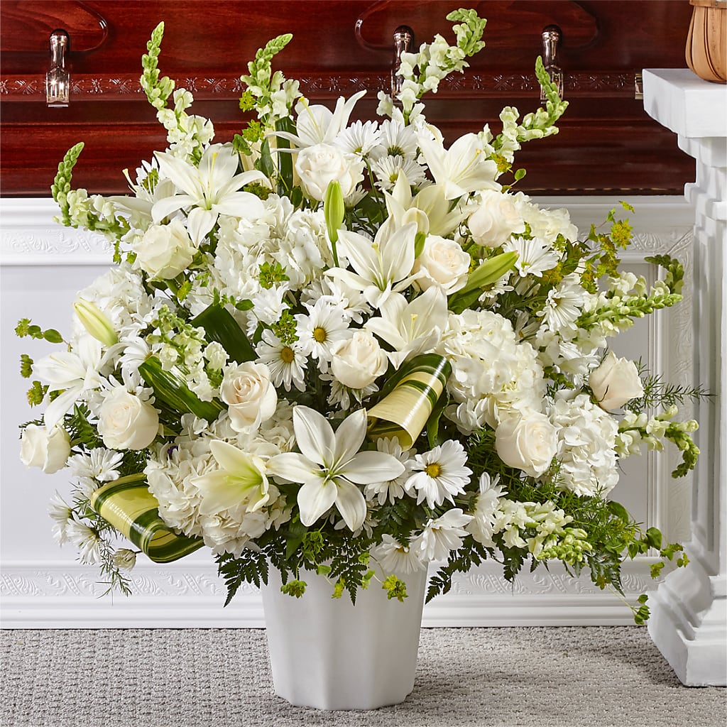 Thoughts of Tranquility Floor Basket – Grayson Florist And Gifts, Independence VA