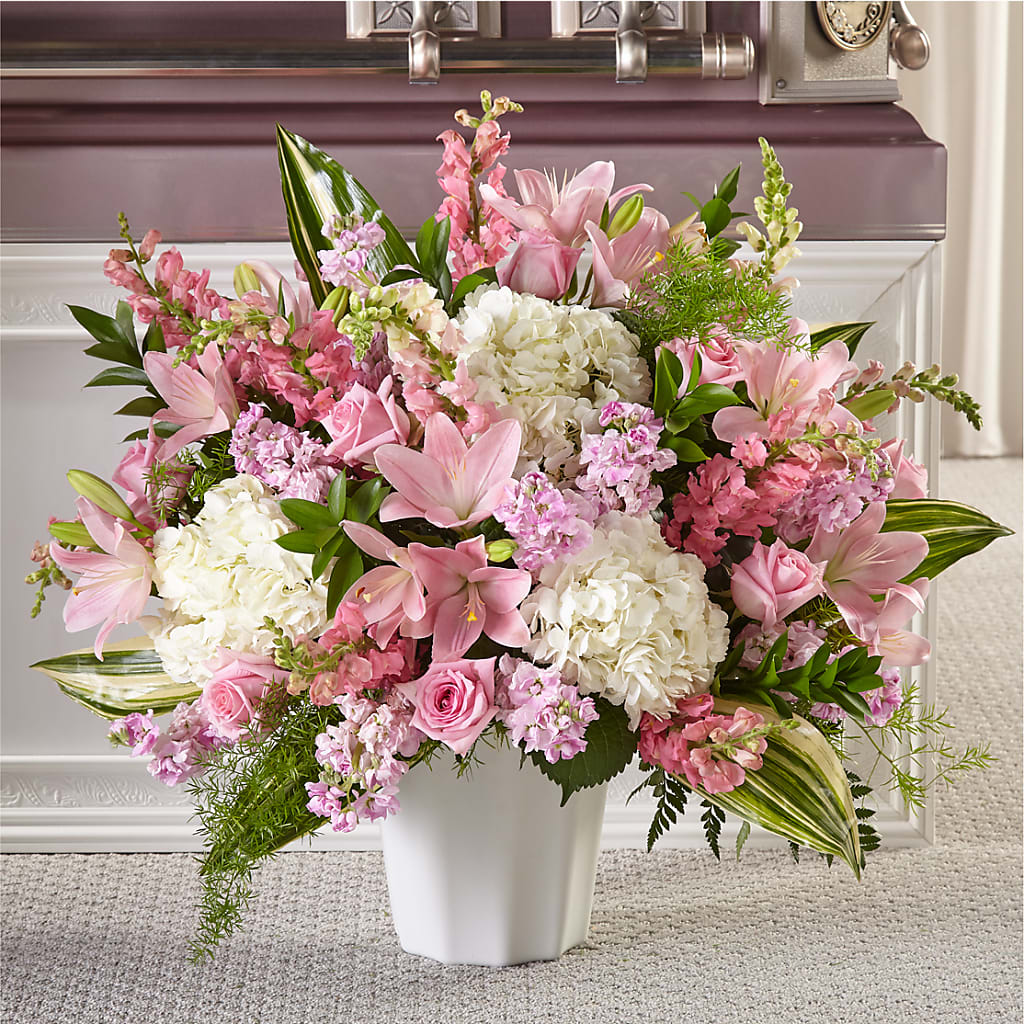 Simply Serene Floor Basket – Grayson Florist And Gifts, Independence VA