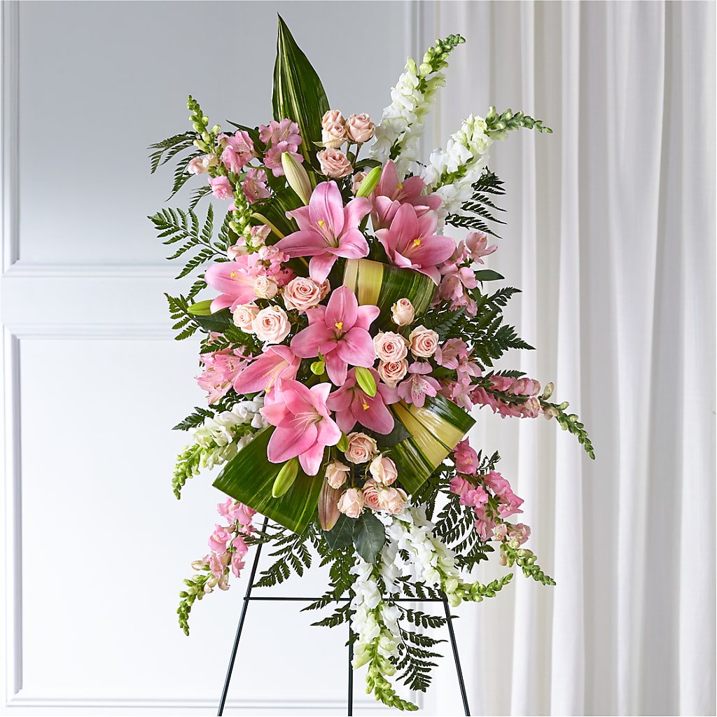 Elegant Embrace Standing Spray – Grayson Florist And Gifts, Independence VA