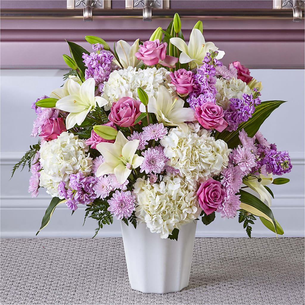 Heaven Sent Floor Basket – Grayson Florist And Gifts, Independence VA