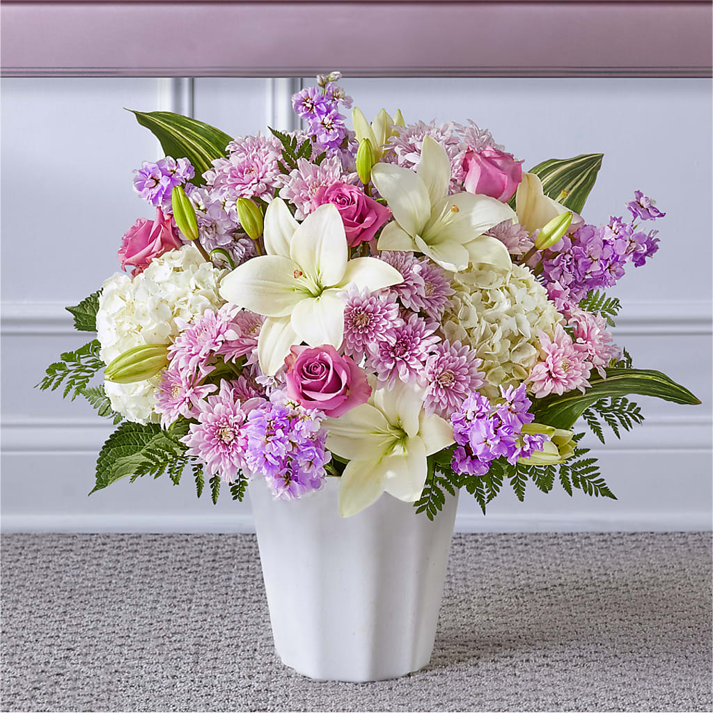 Heaven Sent Floor Basket – Grayson Florist And Gifts, Independence VA