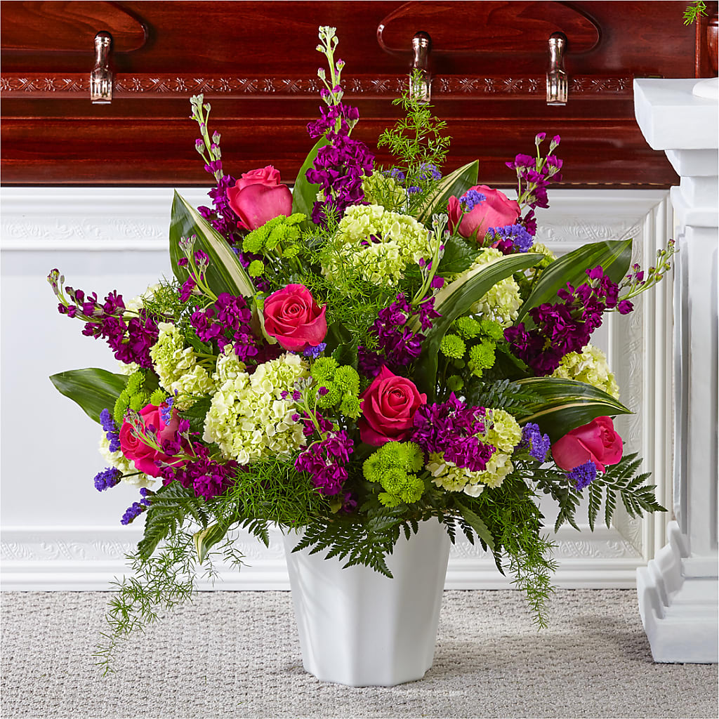 Beautiful Horizons Floor Basket – Grayson Florist And Gifts, Independence VA