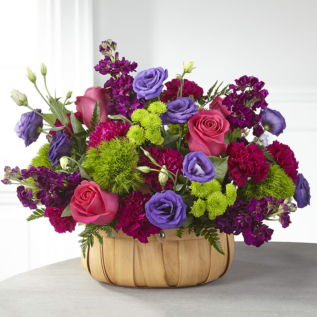 Serene Sanctuary Basket – Grayson Florist And Gifts, Independence VA