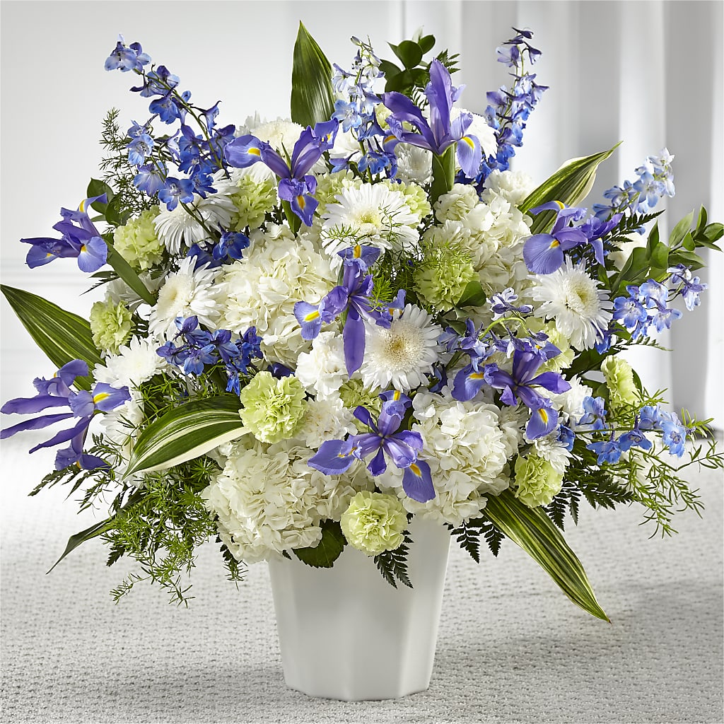 Soft Serenity Floor Basket – Grayson Florist And Gifts, Independence VA