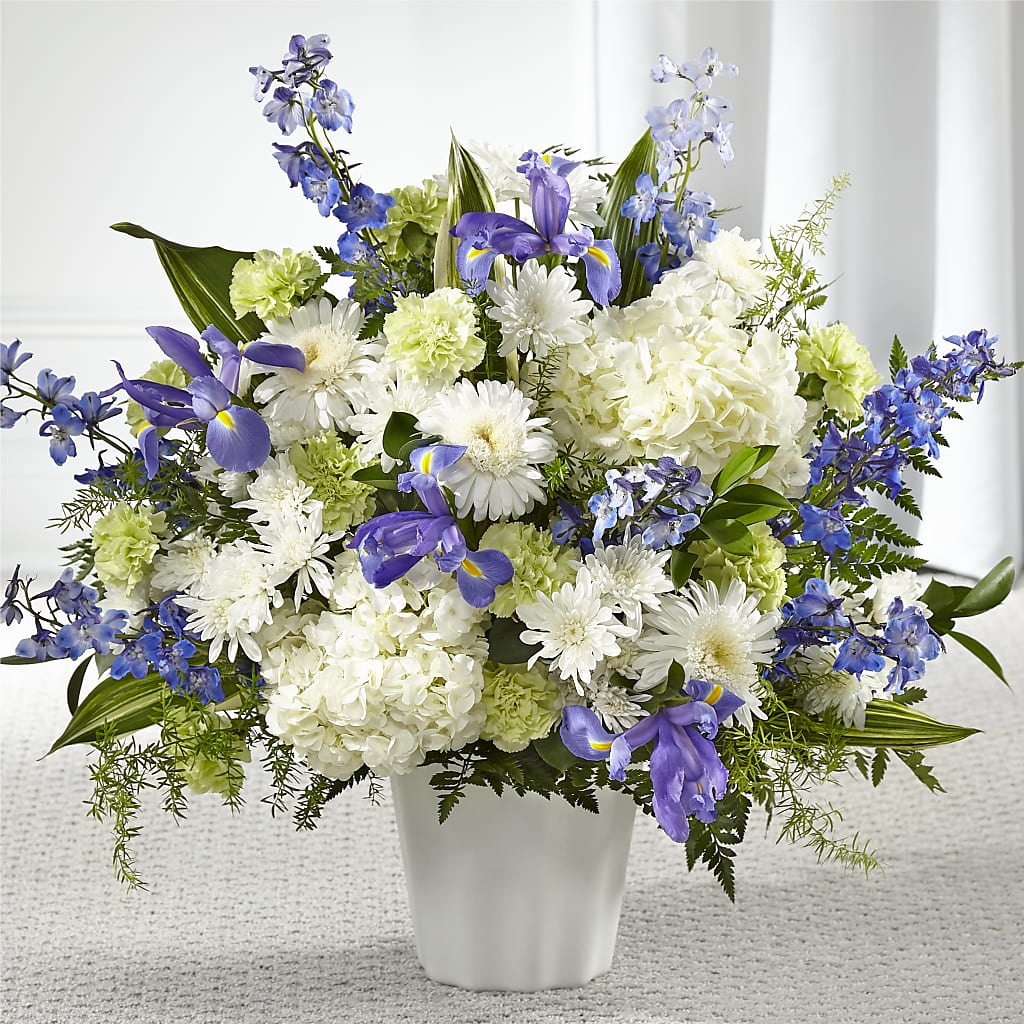Soft Serenity Floor Basket – Grayson Florist And Gifts, Independence VA