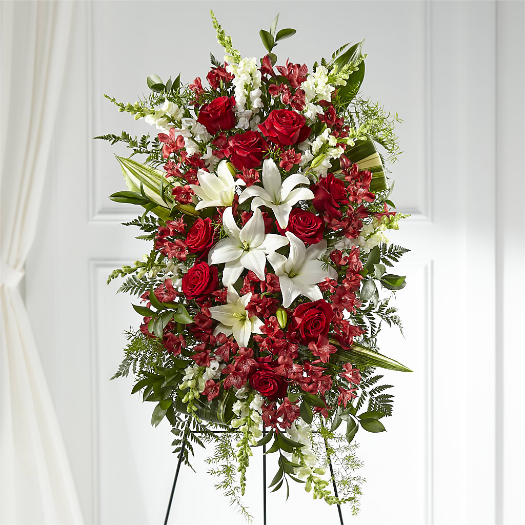 Everlasting Memory Standing Spray – Grayson Florist And Gifts, Independence VA