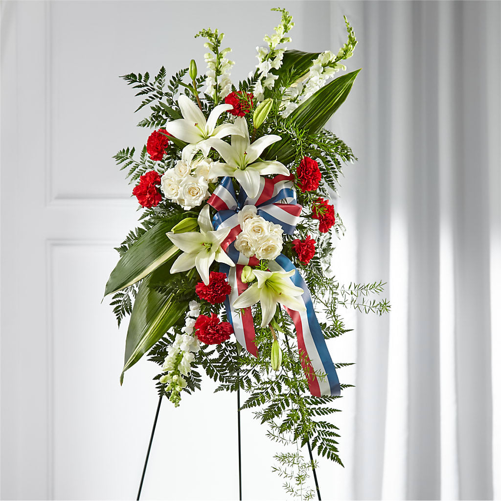 Stars of Life Standing Spray – Grayson Florist And Gifts, Independence VA