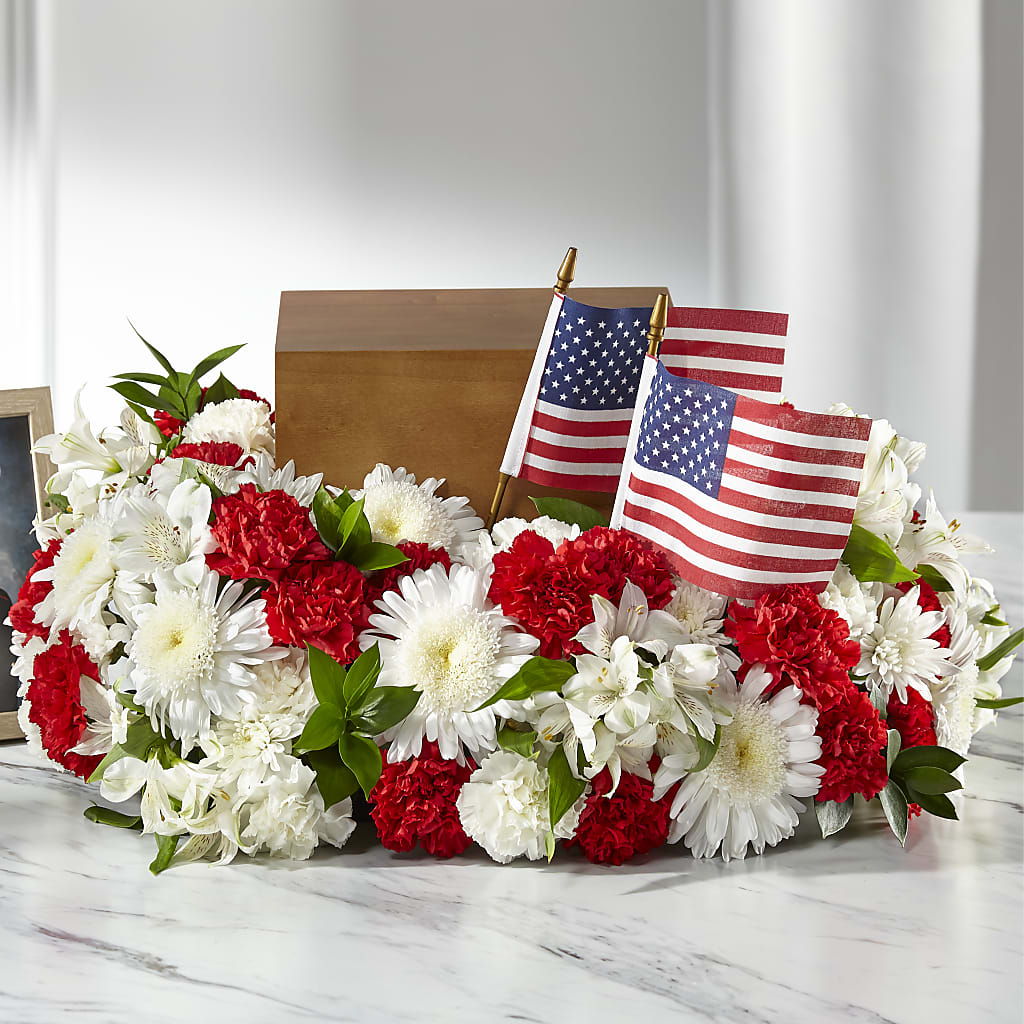 Spirit of Patriotism Cremation Adornment – Grayson Florist And Gifts, Independence VA