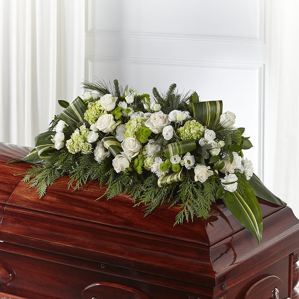 Hopeful Gesture Casket Spray – Grayson Florist And Gifts, Independence VA