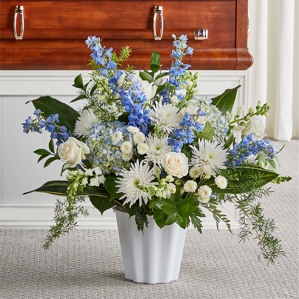 Everlasting Memories Floor Basket – Grayson Florist And Gifts, Independence VA