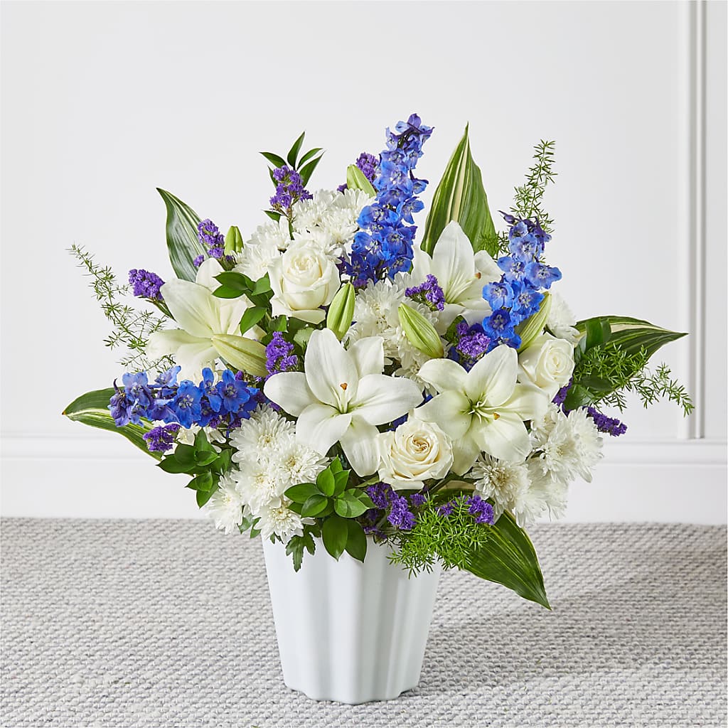 Take Comfort Floor Basket – Grayson Florist And Gifts, Independence VA