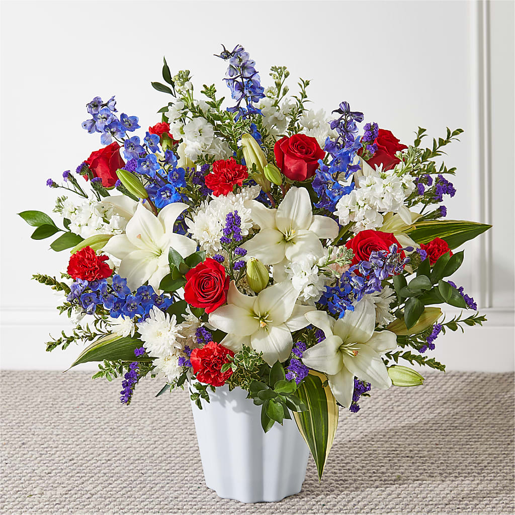 Consoled Floor Basket – Grayson Florist And Gifts, Independence VA
