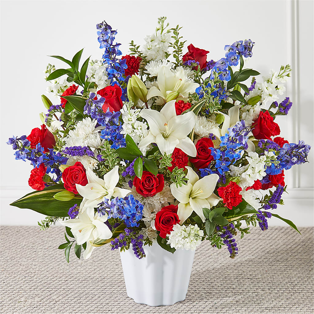Consoled Floor Basket – Grayson Florist And Gifts, Independence VA