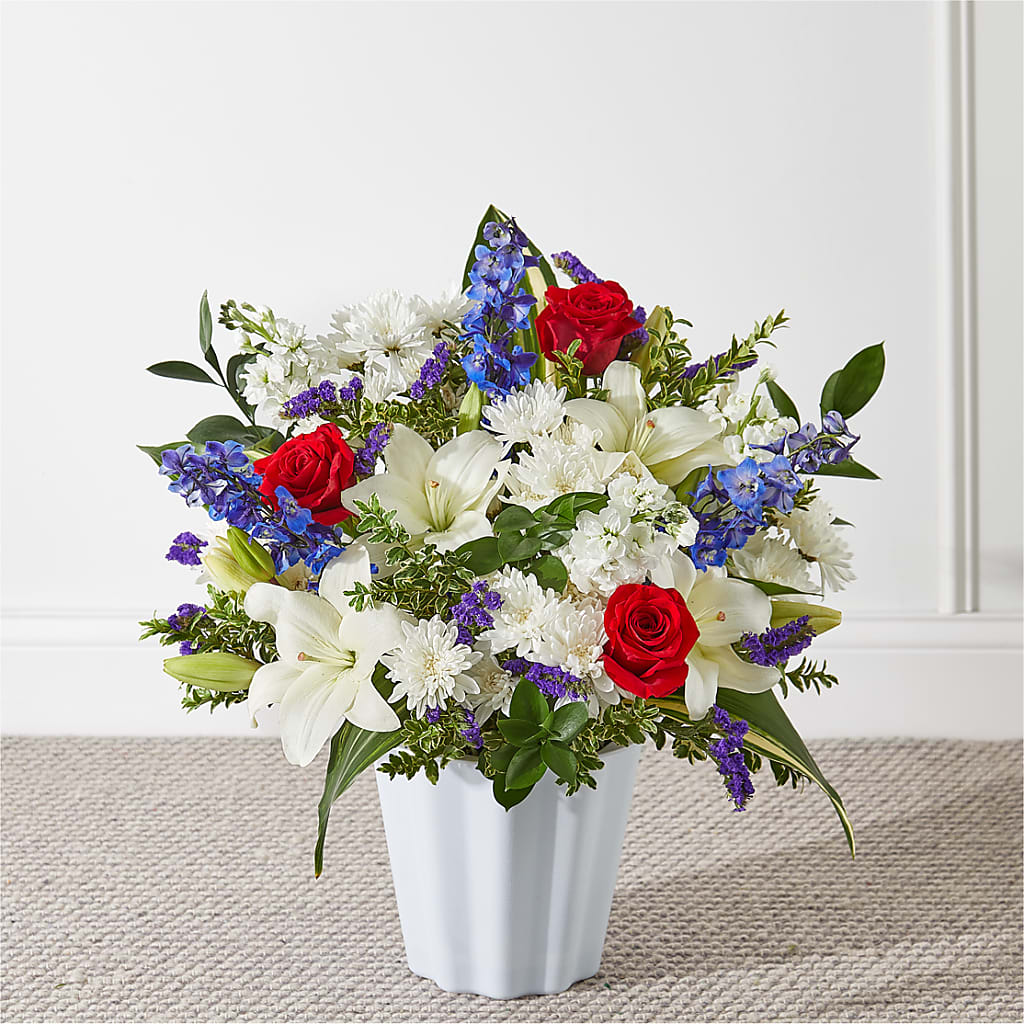 Consoled Floor Basket – Grayson Florist And Gifts, Independence VA