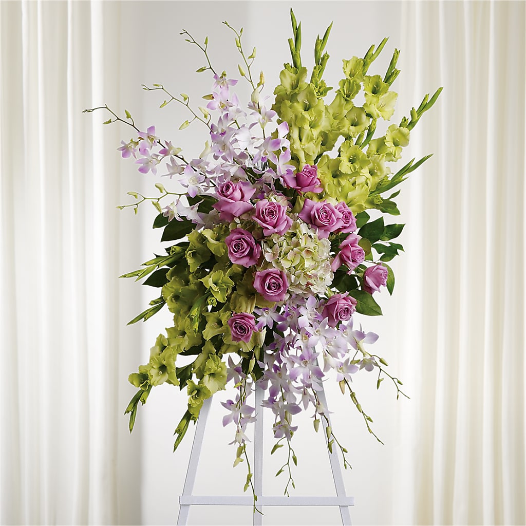 Lasting Legacy Standing Spray – Grayson Florist And Gifts, Independence VA