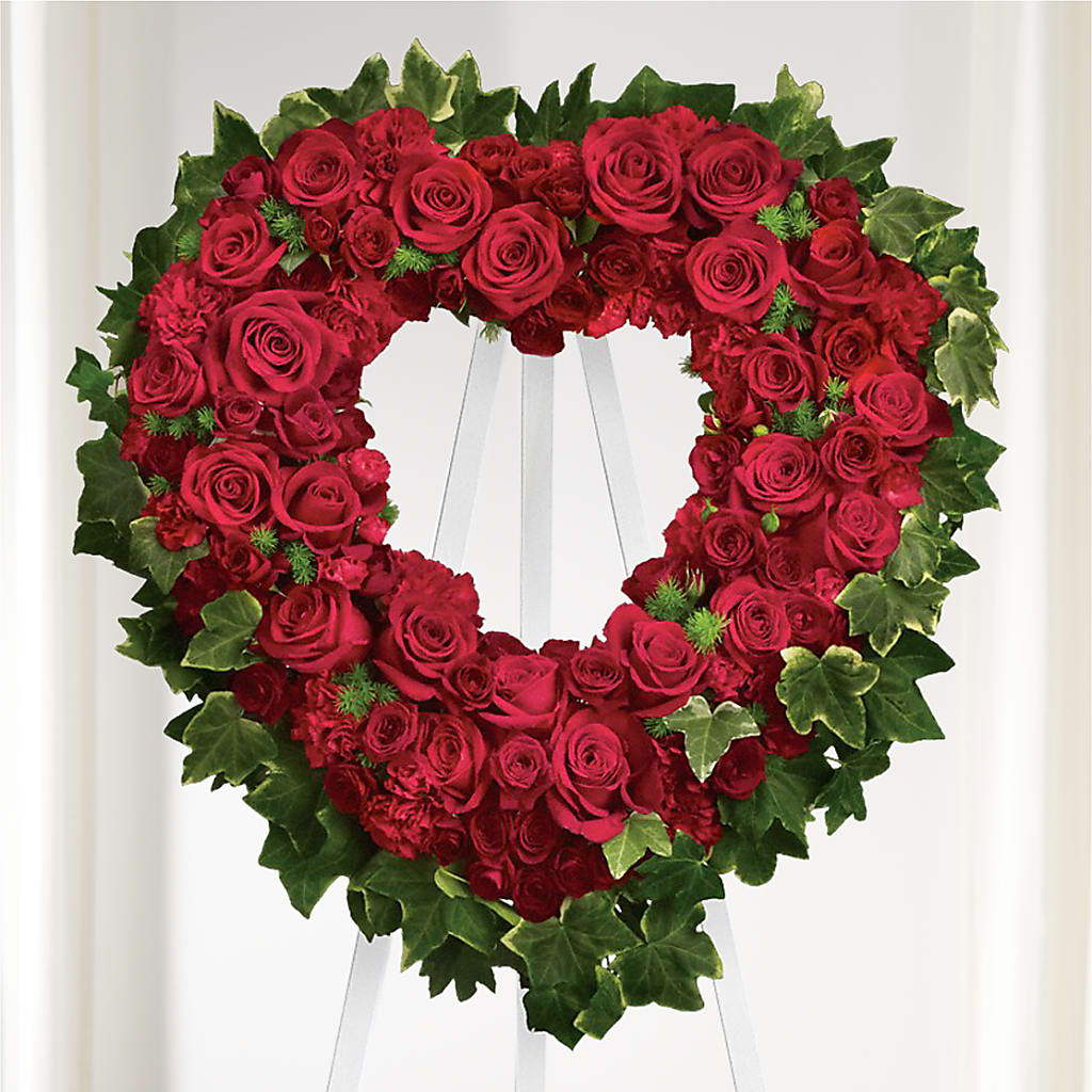 Wholehearted Standing Spray – Grayson Florist And Gifts, Independence VA