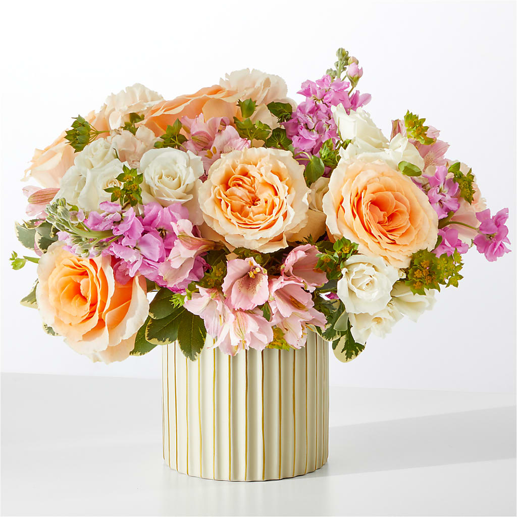 Paradise Bouquet with Ivory Vase – Grayson Florist And Gifts, Independence VA