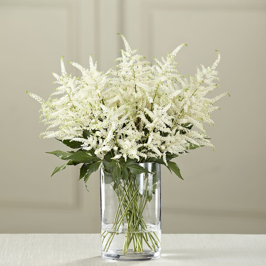 White Astilbe Bouquet – Grayson Florist And Gifts, Independence VA
