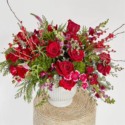Big Red Bow Bouquet –  Grayson Florist And Gifts, Independence VA