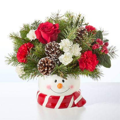 Jolly Snowman Bouquet –  Grayson Florist And Gifts, Independence VA