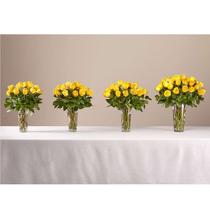 Long Stem Yellow Rose Bouquet –  Grayson Florist And Gifts, Independence VA