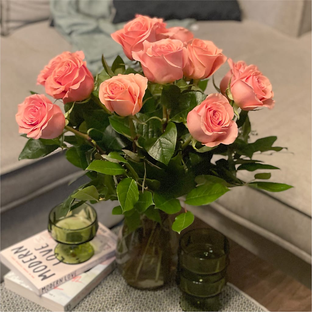 Long Stem Pink Rose Bouquet –  Grayson Florist And Gifts, Independence VA